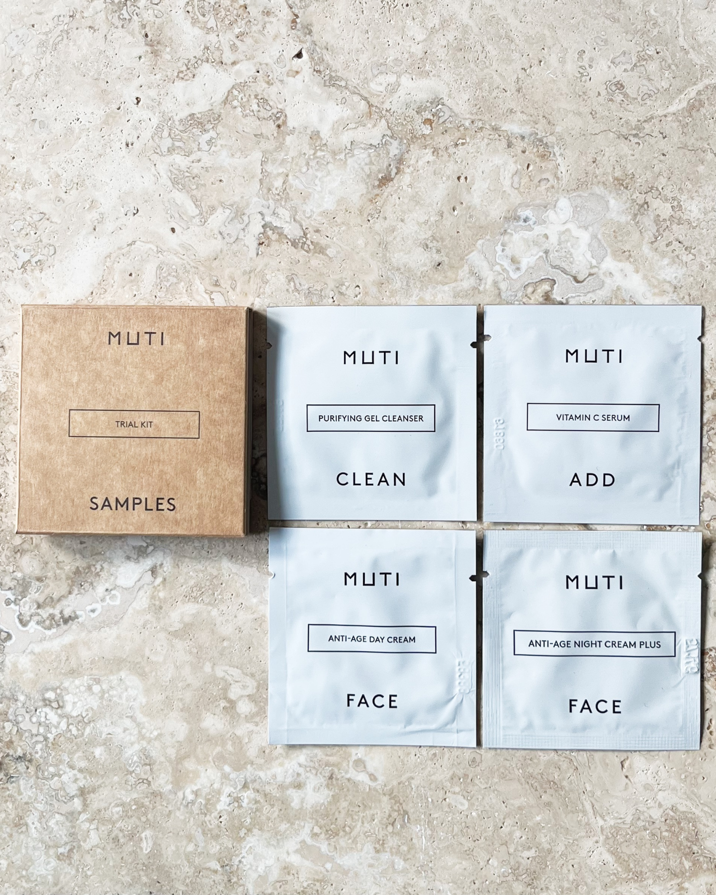 MUTI Trial Kit Skin Concern Samples